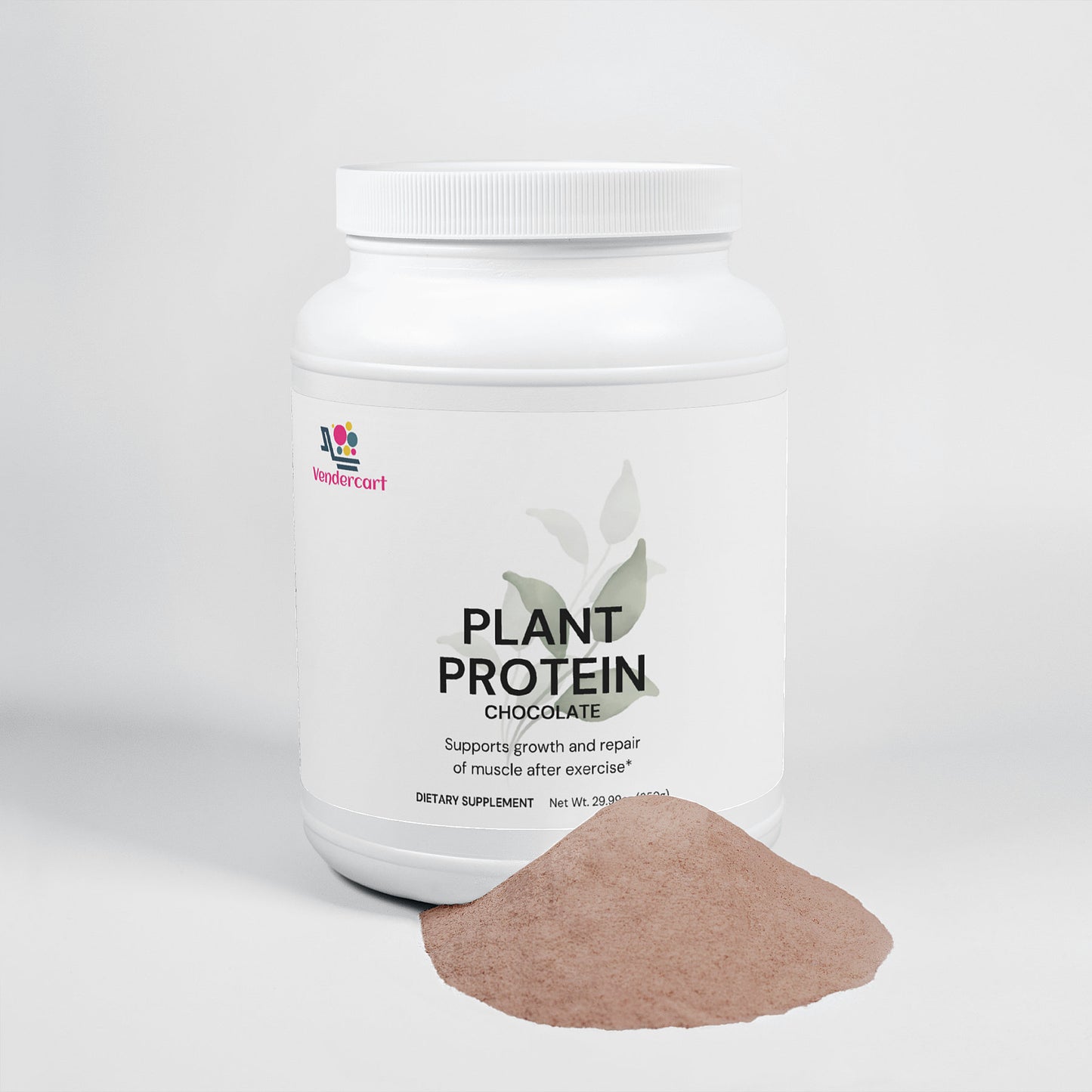 Buy Plant Protein Chocolate 21g for Muscle Recovery and Wellness global swanky 1