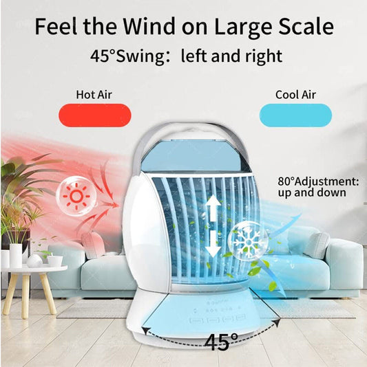 Buy Portable Fog Fan Desktop Air Cooler for Home and Office
Global swanky 3