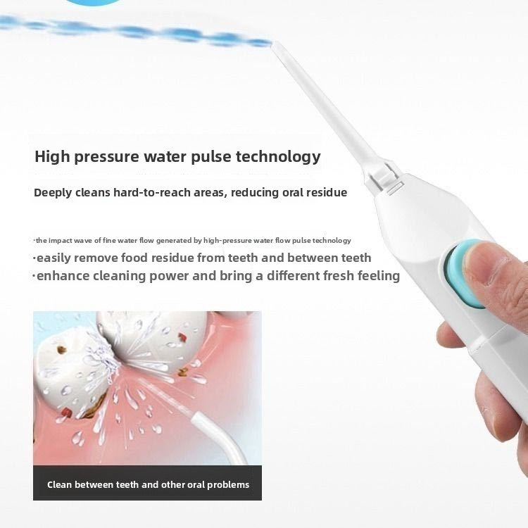 Buy Portable Manual Dental Water Flosser for Daily Oral Care global swanky 2