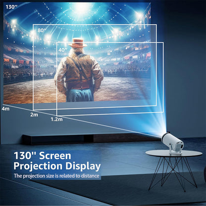 Buy Portable Mini 4K HD Projector Bluetooth Home Theater Y5S globalswanky 03