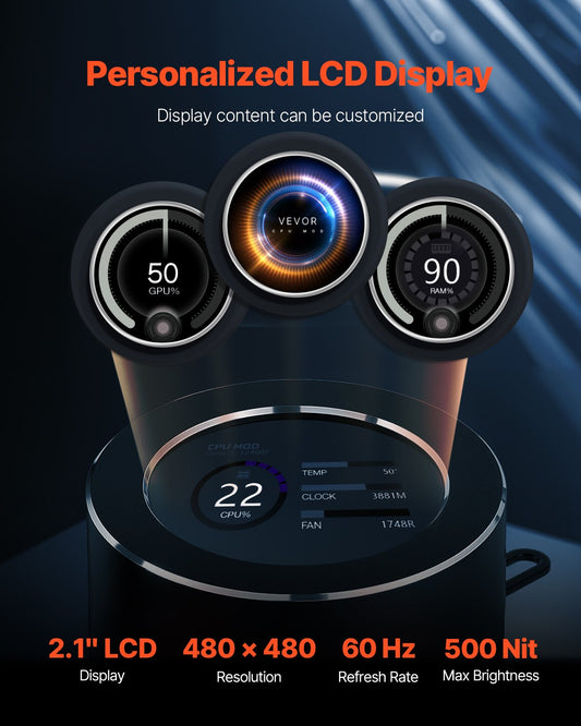 Buy Premium AIO CPU Liquids Cooler 120mm Fans for Intel AMD. global swanky 2