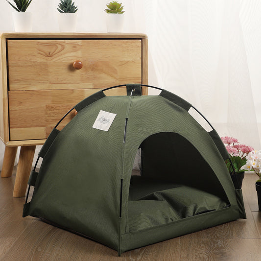 Buy Premium Cat Tent Cooling Mat Dog Bed – Portable Cozy Pet House global swanky 2
