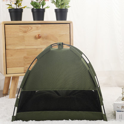 Buy Premium Cat Tent Cooling Mat Dog Bed – Portable Cozy Pet House global swanky 3