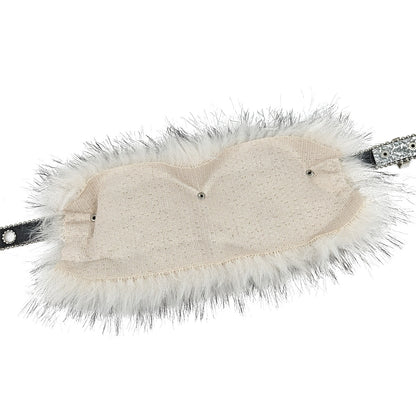 Buy Punk Diamond-Studded Fur Sequin Belt for Bold Personalized global swanky 2