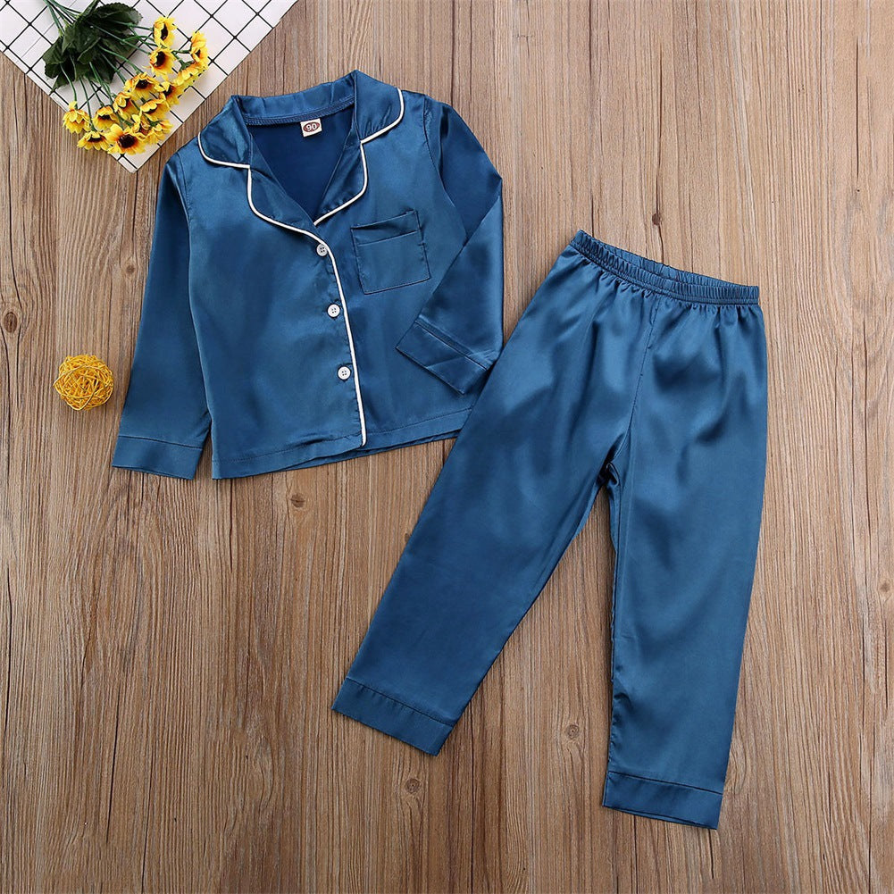 Buy Pure Color Children’s Bathrobe – Casual Fashion Suit for Kids global swanky 2