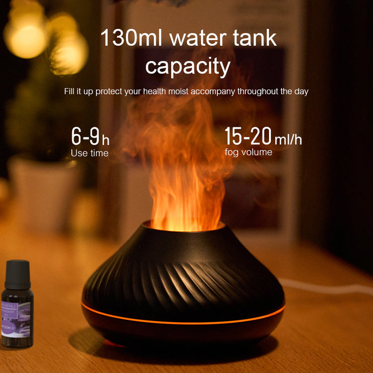 Buy RGB 130ML Flame Humidifier Diffuser with Aroma Oil for Home
Global swanky 2