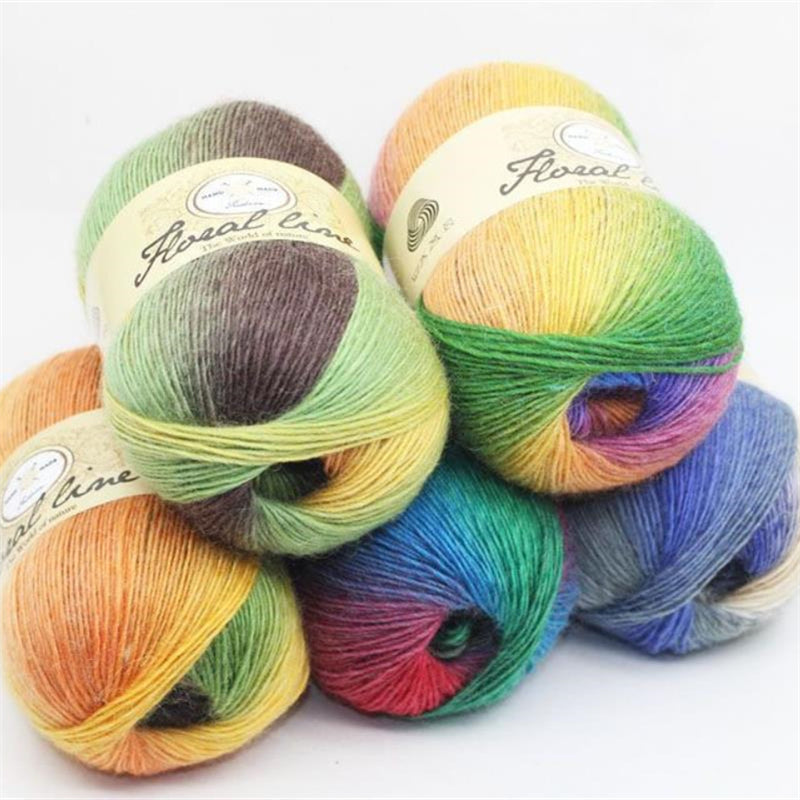 Buy Rainbow Ball of Yarn for DIY Sewing & Craft Making globalswanky 01