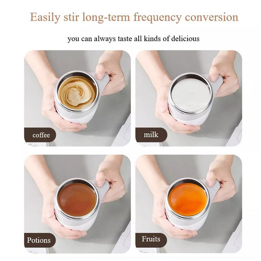 Buy Rechargeable Automatic Stirring Cup for Coffee & Milkshake global swanky 4