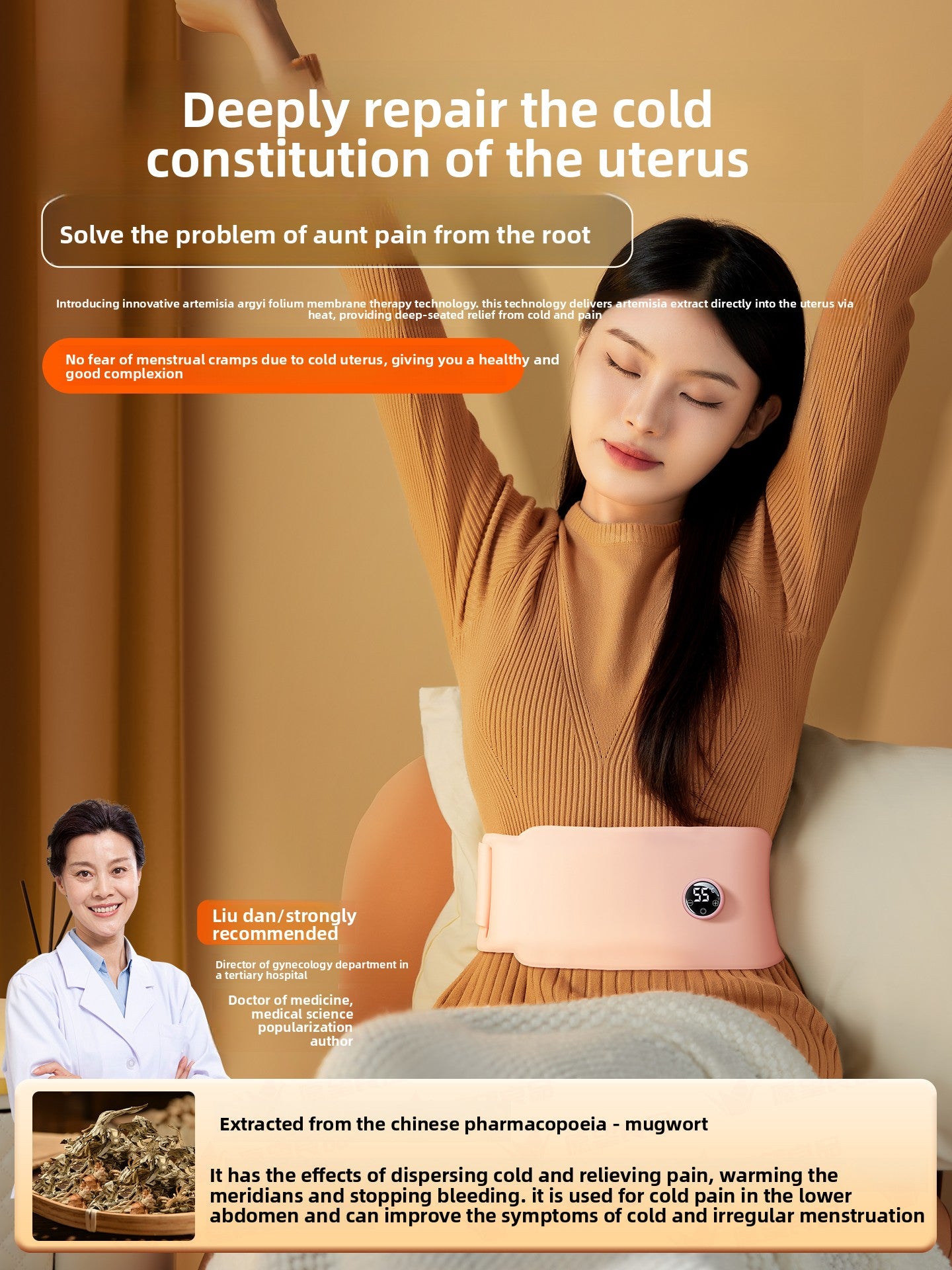 Buy Rechargeable Heating Belt for Warm Pain Relief Therapy global swanky 1
