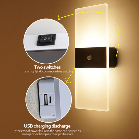 Buy Rechargeable LED Wall Lamp 2000mAh Wireless Cabinet Light global swanky 4