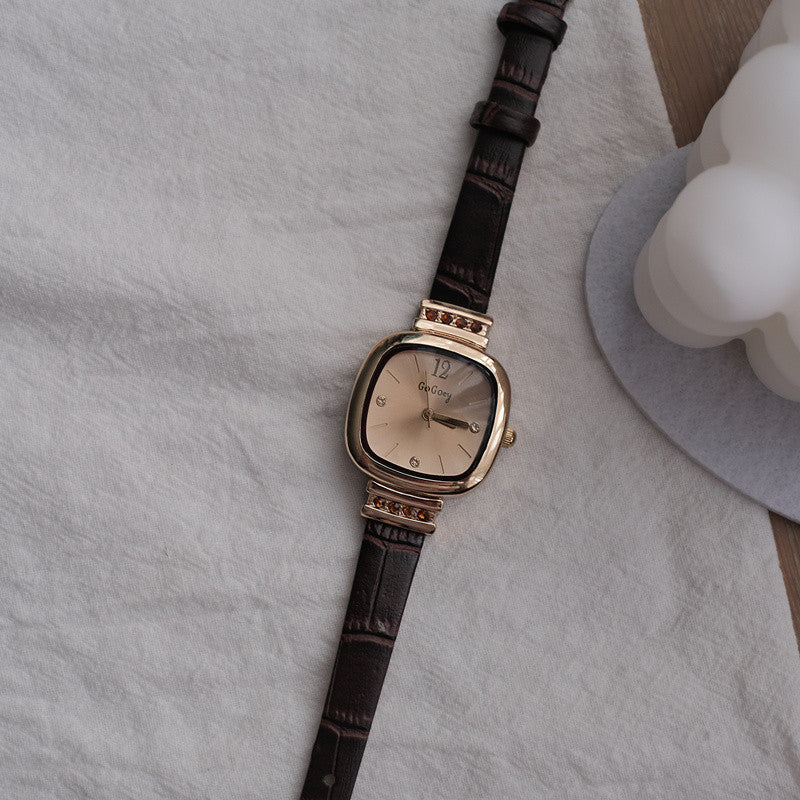 Buy Retro-Style Womens Watch with Minimalist Square Dial
global swanky 2