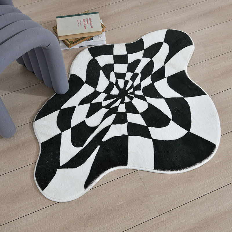 Buy Retro Checkered Anti Slip Floor Mat for Home & Kitchen 
Global swanky 1