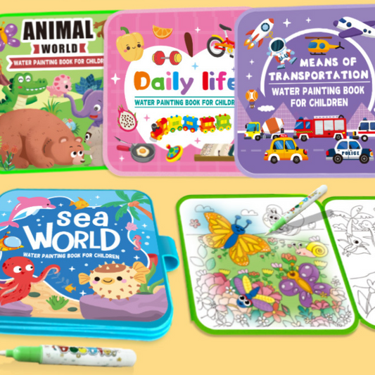 Buy Reusable Magic Water Drawing Book for Kids Creative Learning global swanky 1