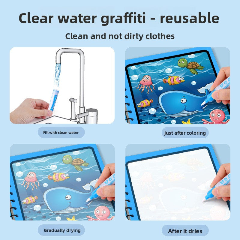 Buy Reusable Water Drawing Book for Kids Creative Fun and Play global swanky 1