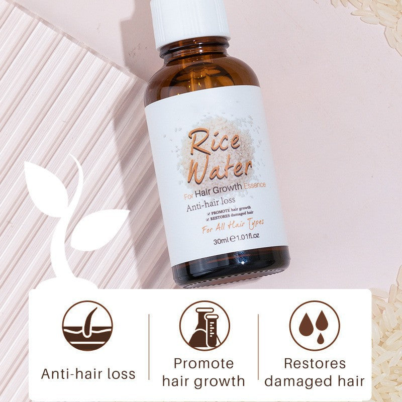 Buy Rice Water Hair Growth Essence for Smooth Hair Care Routine global swanky 3