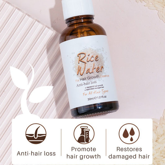 Buy Rice Water Hair Growth Essence for Smooth Hair Care Routine global swanky 3