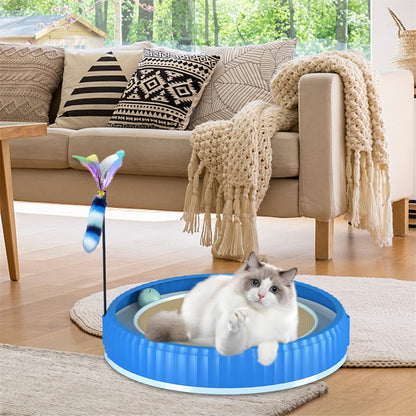 Buy Round Cat Scratching Board – Wear-resistant & Anti-scratch global swanky 3