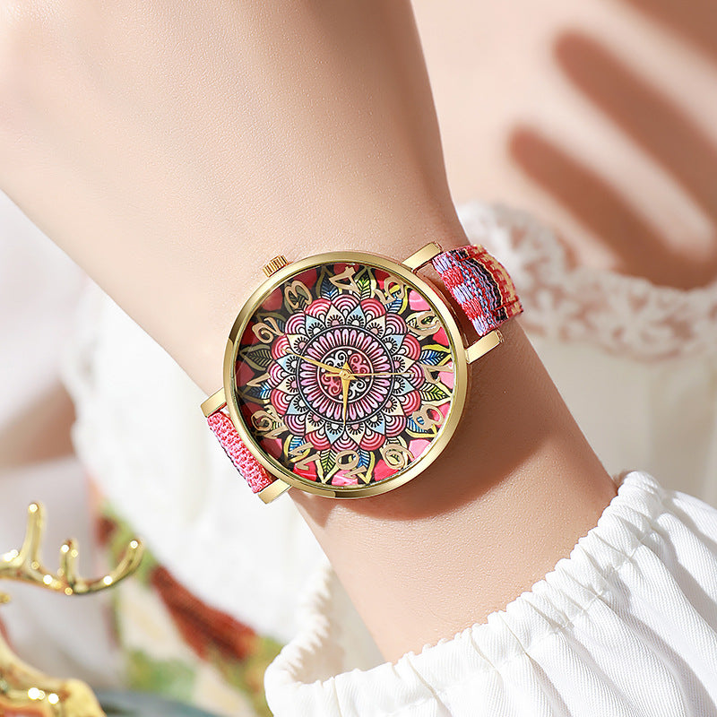 Buy Round Floral Design Multicolored Casual Quartz Watch
global swanky 2