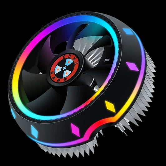 Buy Silent RGB LED Air CPU Cooler Fan Desktop Computer Cooling global swanky 1