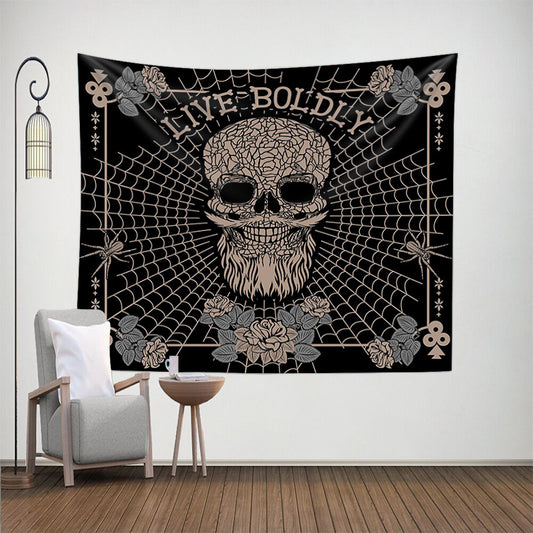 Buy Skull Home Improvement Stylish Room Tapestry Wall Decoration globalswanky 01