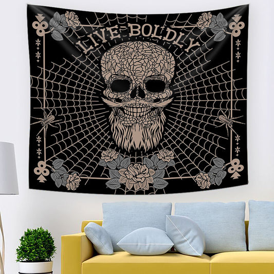 Buy Skull Home Improvement Stylish Room Tapestry Wall Decoration globalswanky 02