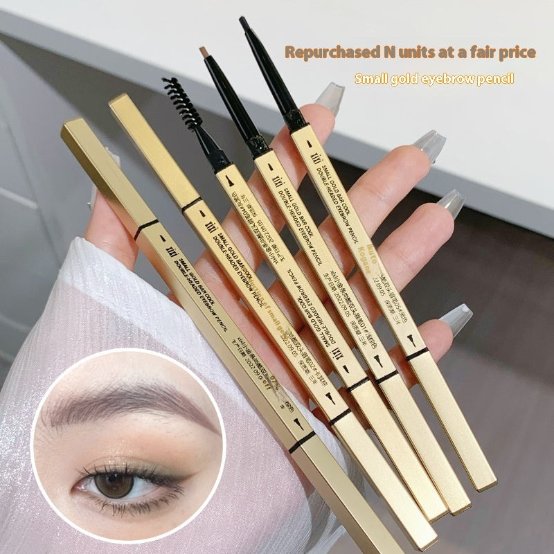 Buy Small Gold Ultra-Fine Eyebrow Pencil Discoloration Resistant global swanky 1