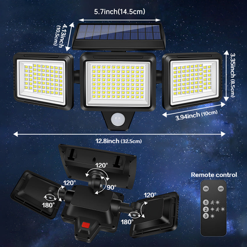 Buy Smart Solar Outdoor Garden Light with Motion Sensor System global swanky 2