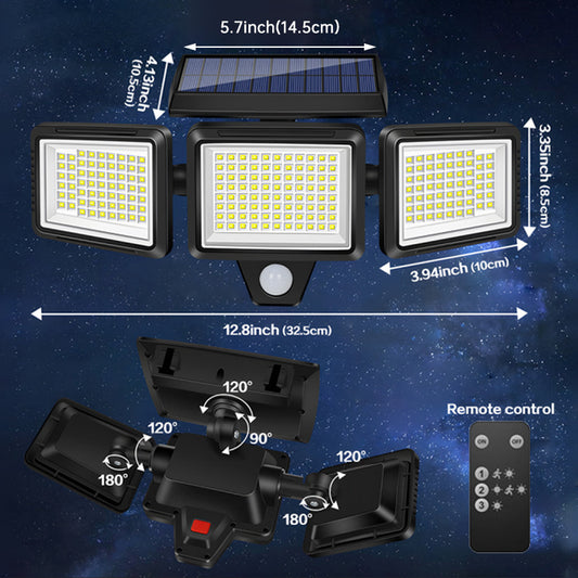 Buy Smart Solar Outdoor Garden Light with Motion Sensor System global swanky 2