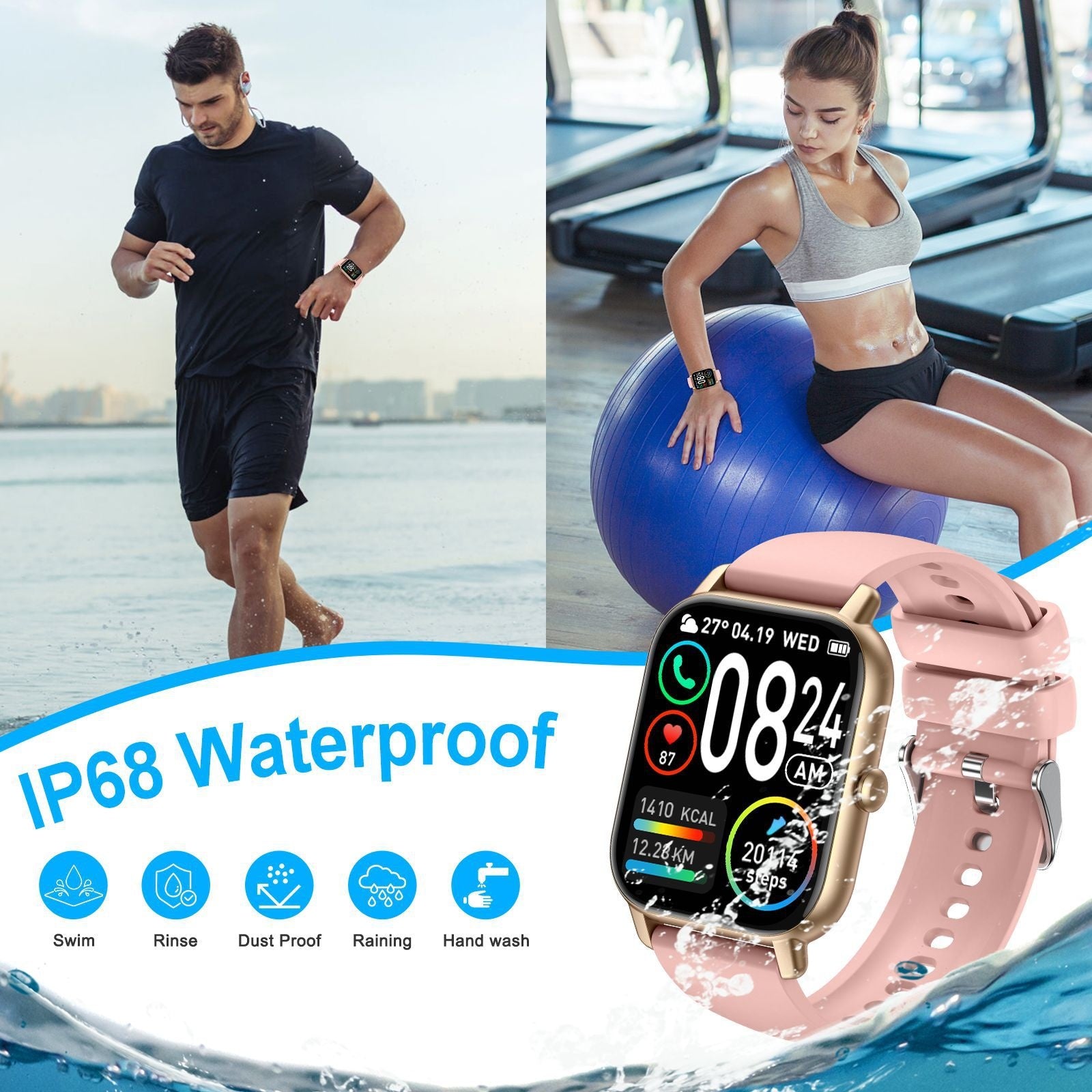 Buy Smart Watch Bluetooth Calling with Heart Rate & Sleep
global swanky 1 