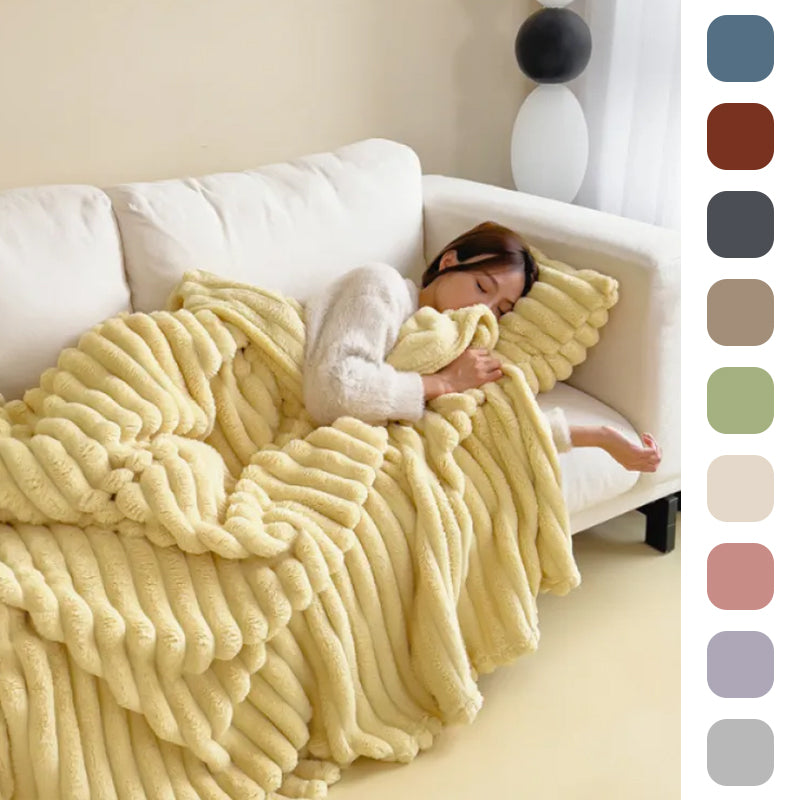 Buy Soft Velvet Fur Blanket Soft Thickening Fur Blanket for Bed globalswanky 01
