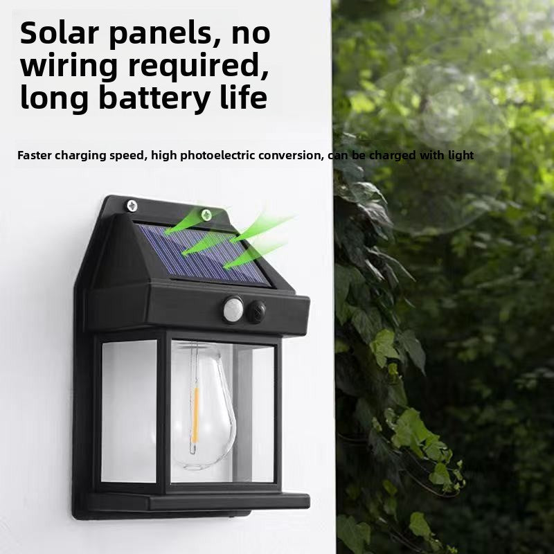 Buy Solar Powered Motion Sensor Outdoor Wall Light for Homes global swanky 3