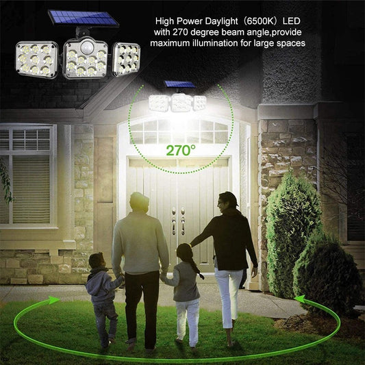 Buy Solar Powered Outdoor Motion Sensor Garden Light for Homes global swanky 3