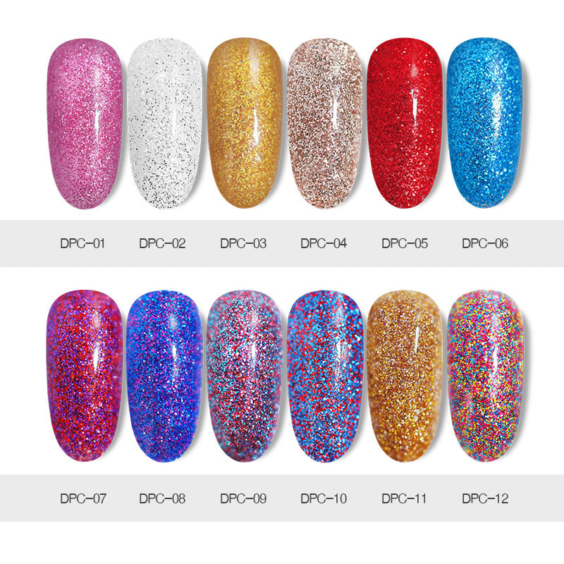 Buy Sparkling Laser Glitter Nail Powder for Professional Nails globalswanky 02