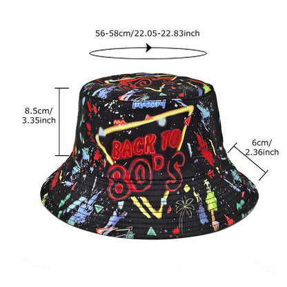 Buy Spring Printed Fisherman Hat Reversible Bucket Hat Online globalswanky 02