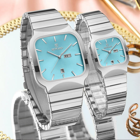 Buy Square Double-Point Casual Couple Watch Stylish Design
Global swanky 1