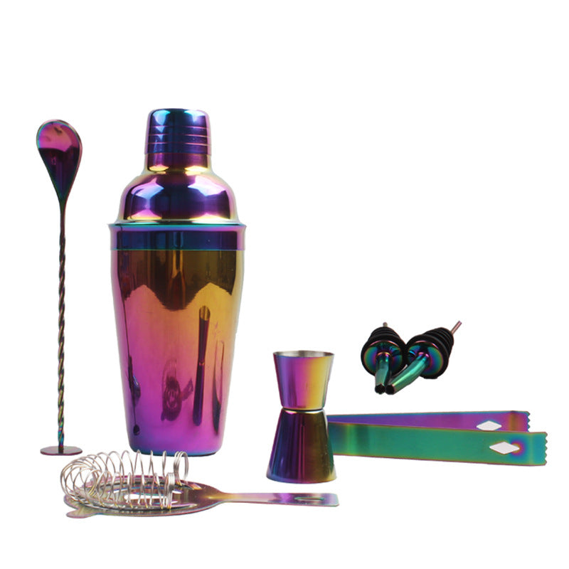 Buy Stainless Steel 8-Piece Cocktail Shaker Set for Home Bar global swanky 2