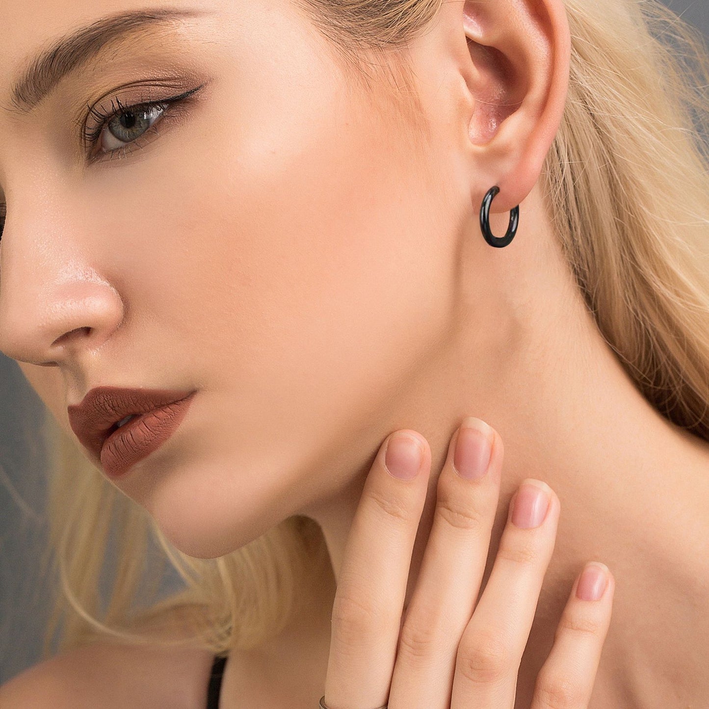 Buy Stainless Steel Coil Earrings – Simple Modern Style globalswanky 02