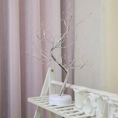 Buy Starry Sky LED Copper Wire Rice Tree Lamp with Color Light global swanky 2