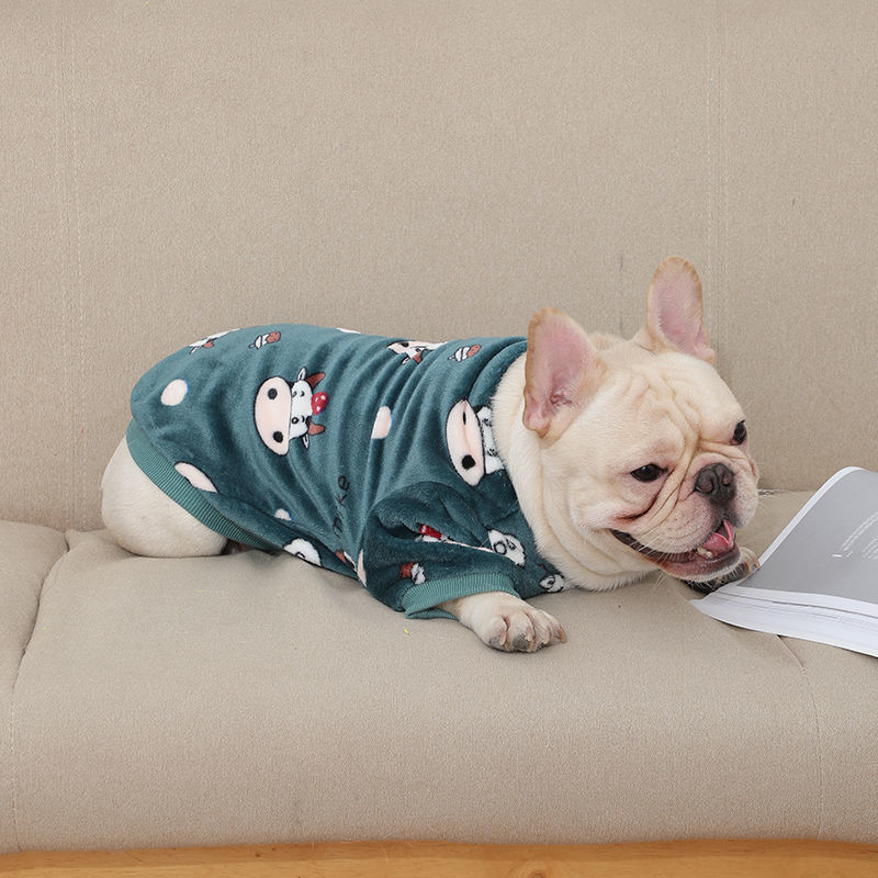 Buy Stylish French Plush Pet Pajamas – Warm Sleepwear globalswanky 02