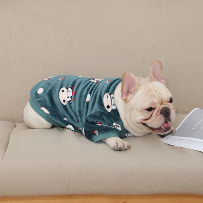Buy Stylish French Plush Pet Pajamas – Warm Sleepwear globalswanky 02