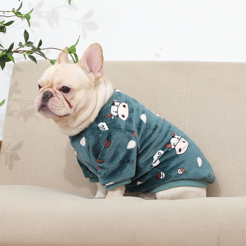 Buy Stylish French Plush Pet Pajamas – Warm Sleepwear globalswanky 03