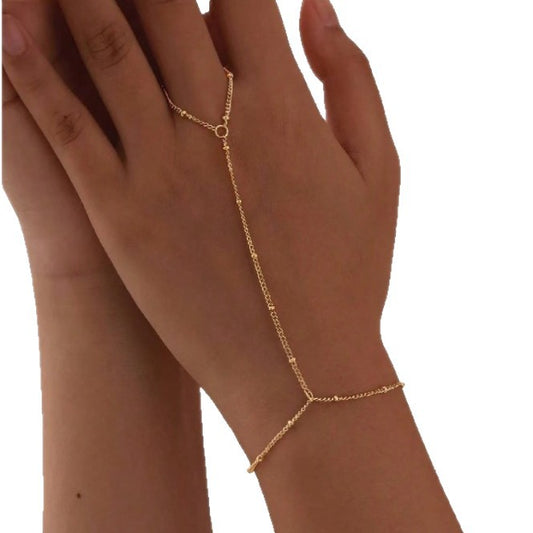 Buy Stylish Ring Bracelet with Premium Light-Luxury Finish globalswanky 02