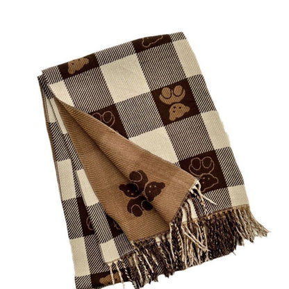 Buy Stylish Versatile Warm Womens Faux Cashmere Scarf for Winter global swanky 2
