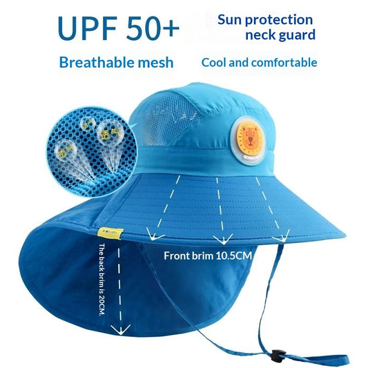 Buy Summer Beach Hat – Wide Eaves Sun Protection Cap global swanky 2