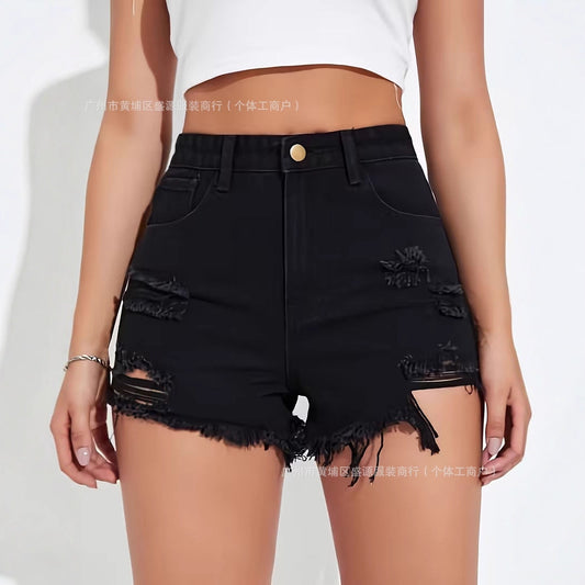 Buy Summer Denim Lift Shorts for Women Simple & Trendy Style global swanky 3