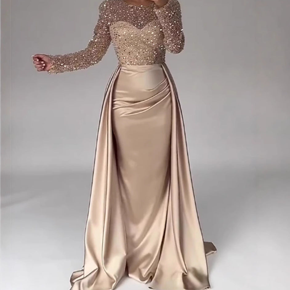 Buy The Dazzling Sequin Queen Sequin Evening Gown Party Wear
global-swanky 1