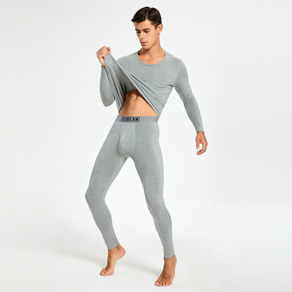 Buy Thermal Underwear Set – Knitted Cotton Stretch Fit for Autumn global swanky 1