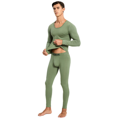 Buy Thermal Underwear Set – Knitted Cotton Stretch Fit for Autumn global swanky 2