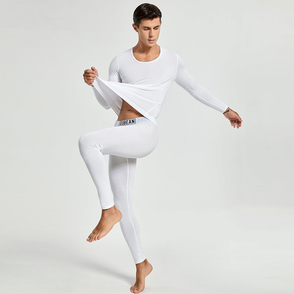 Buy Thermal Underwear Set – Knitted Cotton Stretch Fit for Autumn global swanky 3