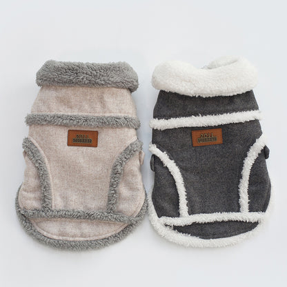 Buy Thick Warm Dog Coat for French Bulldog Winter Pet Clothes globalswanky 02